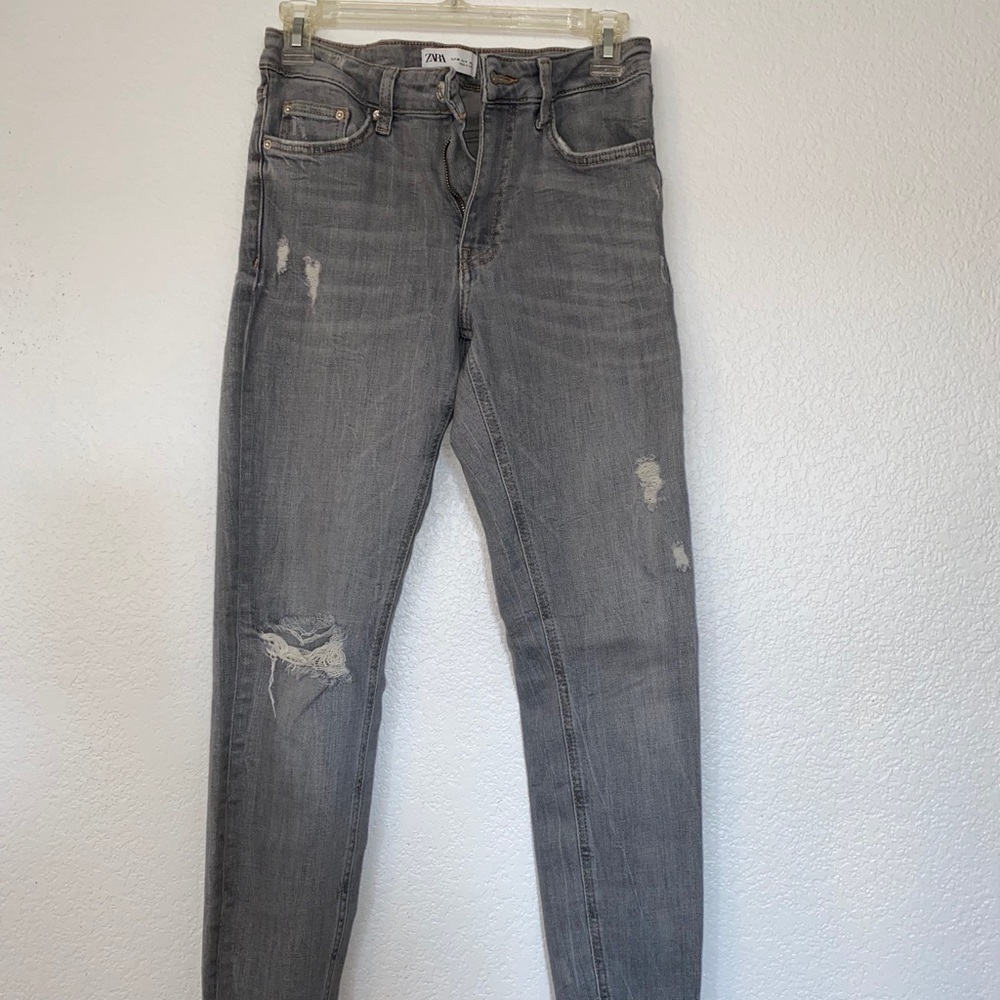 Zara distressed jeans